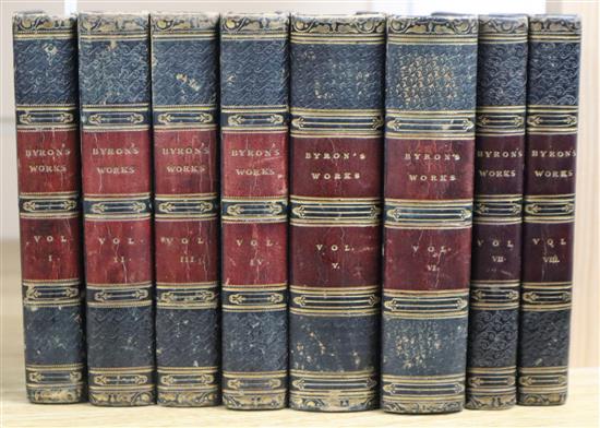 The Works of Lord Byron, 8 vols (1 - 8), published by John Murray 1829